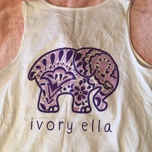 NWOT ivory Ella tank